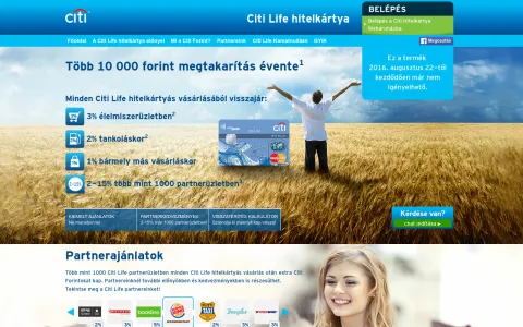 Citibank Hungary (citibank.hu) – projektképernyőkép 6