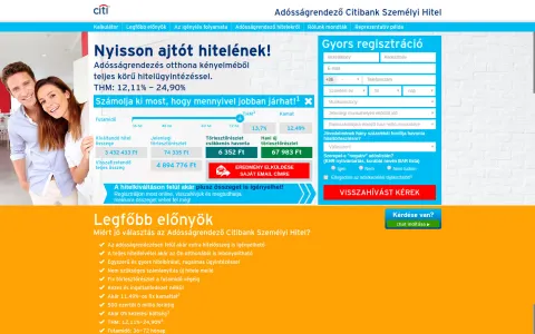 Citibank Hungary (citibank.hu) – projektképernyőkép 7