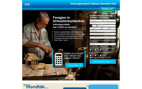Citibank Hungary (citibank.hu) – projektképernyőkép 11