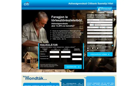Citibank Hungary (citibank.hu) – projektképernyőkép 12