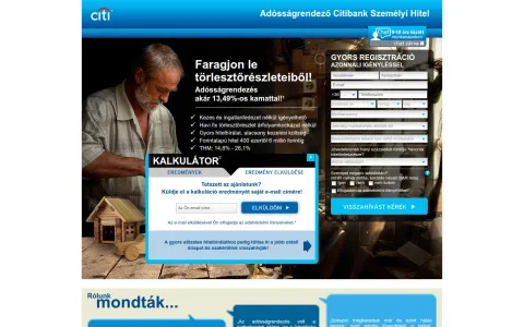 Citibank Hungary (citibank.hu) – projektképernyőkép 14