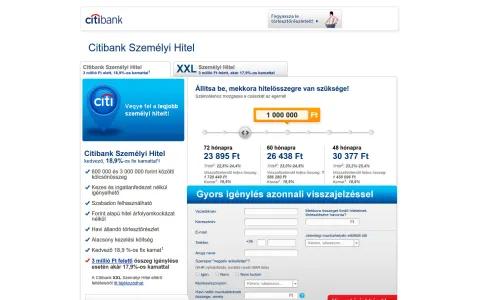 Citibank Hungary (citibank.hu) – projektképernyőkép 28