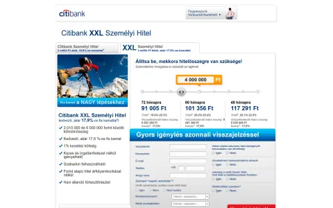 Citibank Hungary (citibank.hu) – projektképernyőkép 29