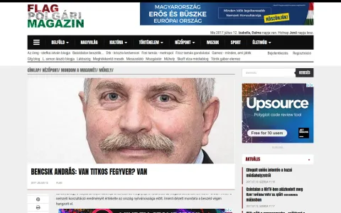 Flag Magazin (flagmagazin.hu) – projektképernyőkép 2