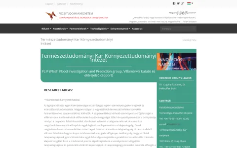 Pécsi Tudományegyetem – Technológia-transzfer Iroda (innovacio.pte.hu) – projektképernyőkép 3