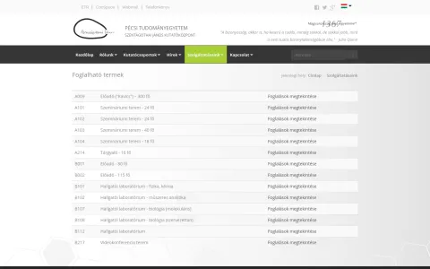 Pécsi Tudományegyetem – Szentágothai Kutatóközpont (szkk.pte.hu) – projektképernyőkép 3