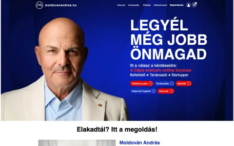 Moldován András website